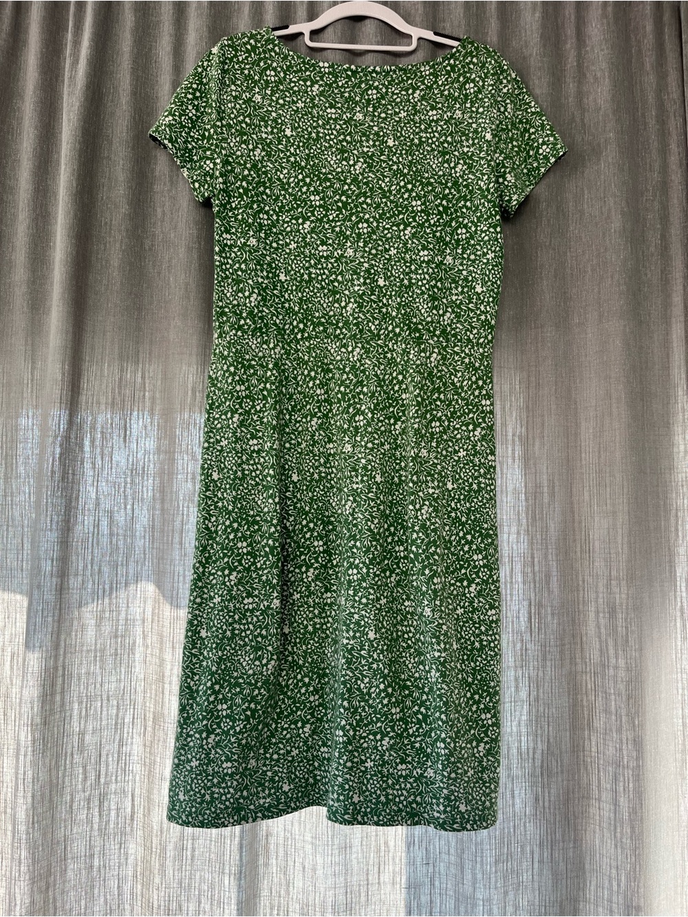 Boden Green Floral Midi Dress
